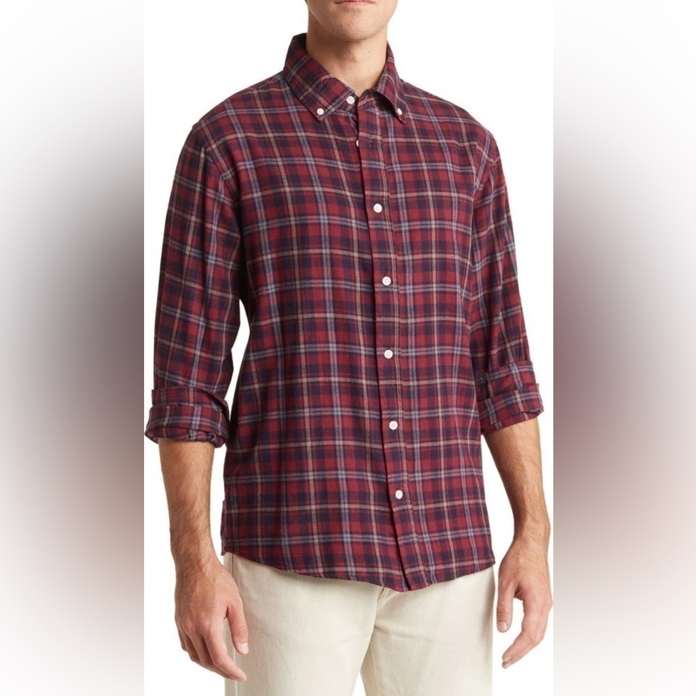 SLATE & Stone Plaid Flannel Button Down Shirt